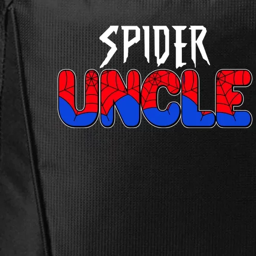 Funny Spider Uncle Matching Family Shirts City Backpack