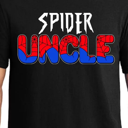 Funny Spider Uncle Matching Family Shirts Pajama Set