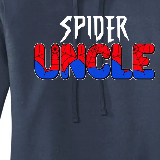 Funny Spider Uncle Matching Family Shirts Women's Pullover Hoodie