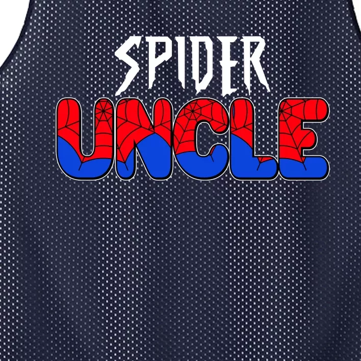 Funny Spider Uncle Matching Family Shirts Mesh Reversible Basketball Jersey Tank