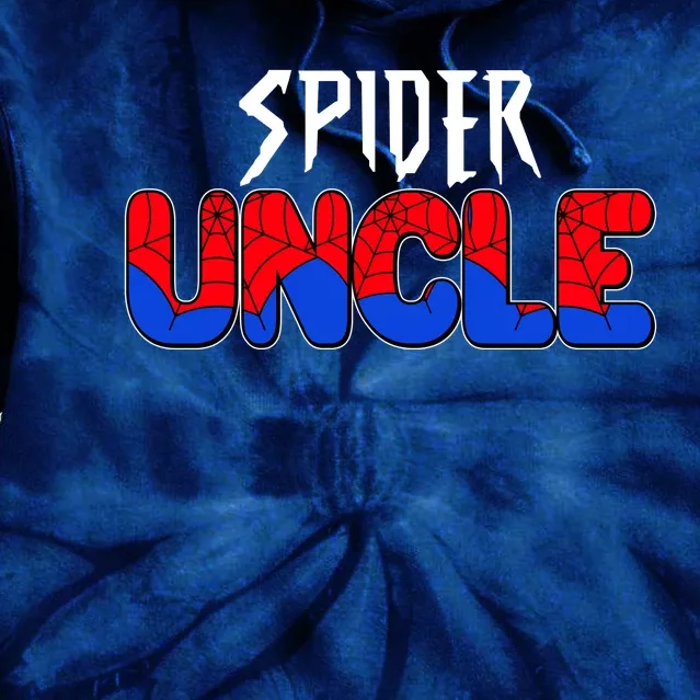 Funny Spider Uncle Matching Family Shirts Tie Dye Hoodie