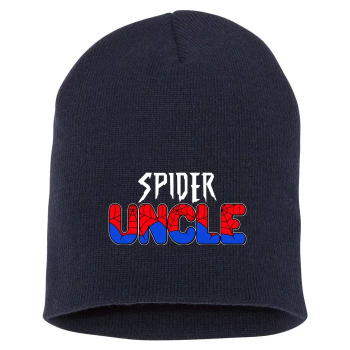 Funny Spider Uncle Matching Family Shirts Short Acrylic Beanie