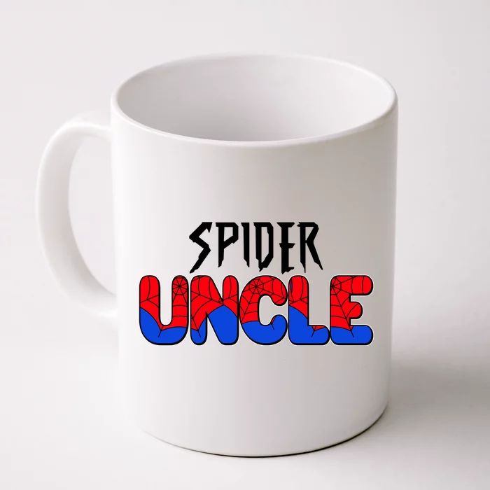 Funny Spider Uncle Matching Family Shirts Front & Back Coffee Mug