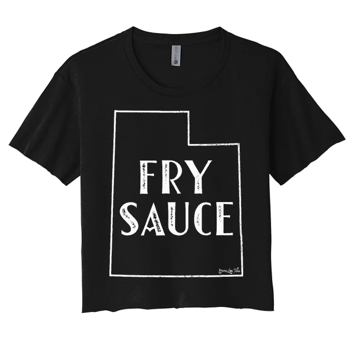 Fry Sauce Utah Salt Lake City Women's Crop Top Tee