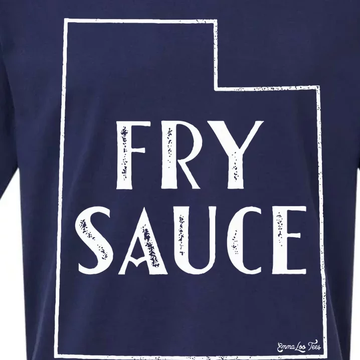 Fry Sauce Utah Salt Lake City Sueded Cloud Jersey T-Shirt