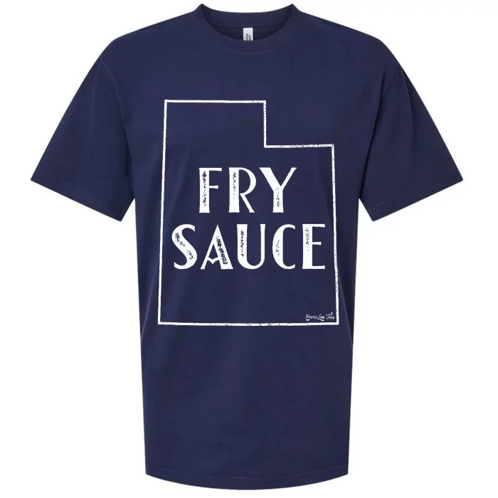 Fry Sauce Utah Salt Lake City Sueded Cloud Jersey T-Shirt