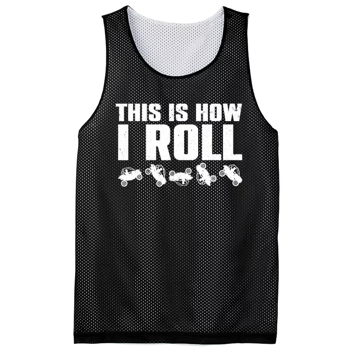 Funny Side-By-Side UTV Art 4 Wheeler ATV Lover Mesh Reversible Basketball Jersey Tank