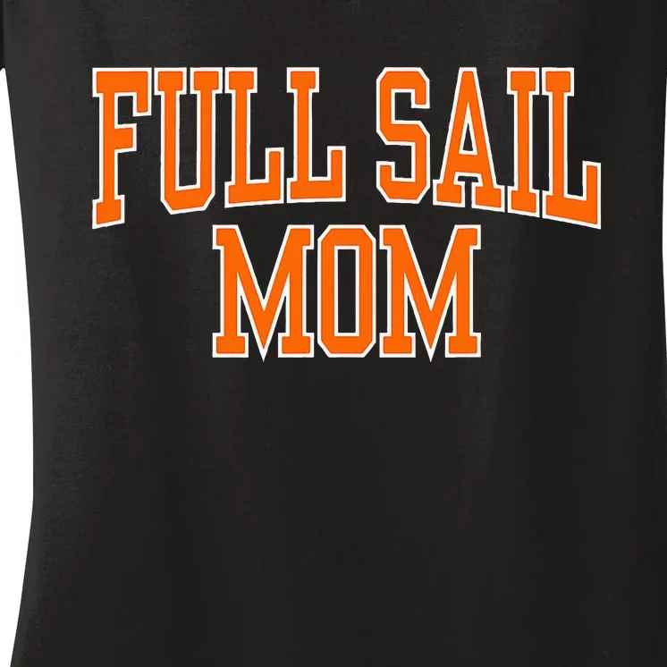 Full Sail University Mom Women's V-Neck T-Shirt