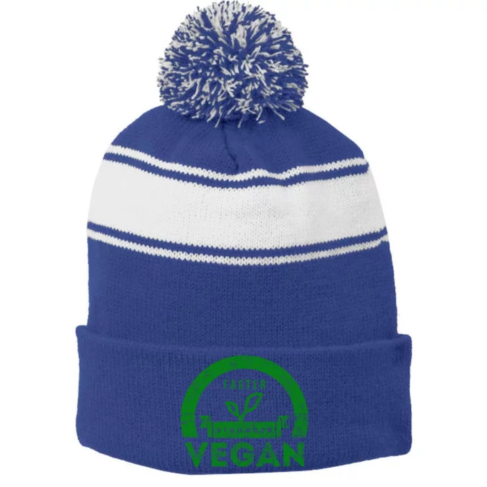 Faster Stronger Vegan: Vega Gym Gift Stripe Pom Pom Beanie