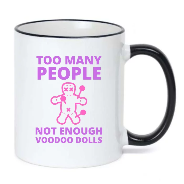 Funny Sarcastic Voodoo Doll Gift Black Color Changing Mug