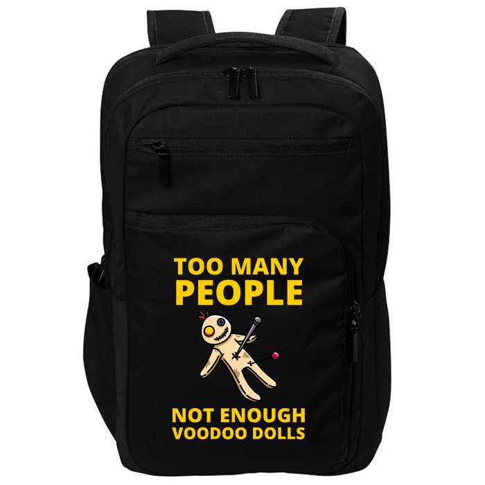 Funny Sarcastic Voodoo Doll Gift Impact Tech Backpack