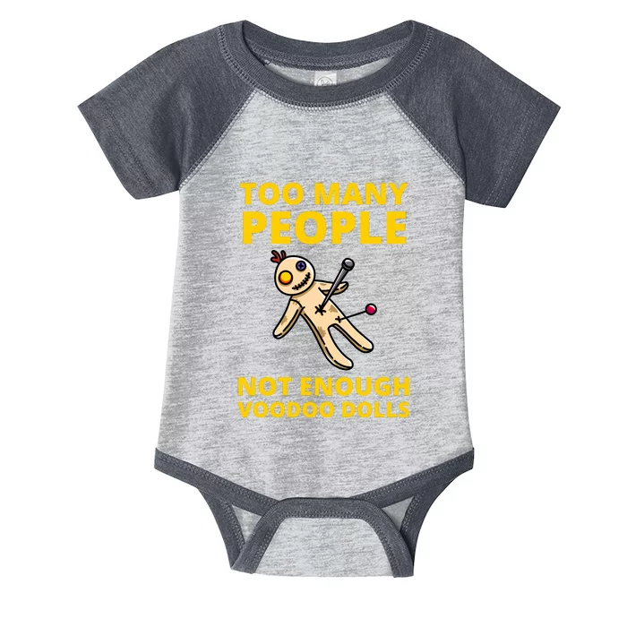 Funny Sarcastic Voodoo Doll Gift Infant Baby Jersey Bodysuit