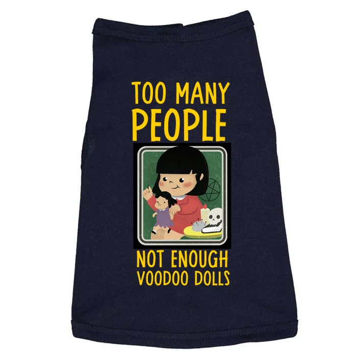 Funny Sarcastic Voodoo Doll Gift Doggie Tank