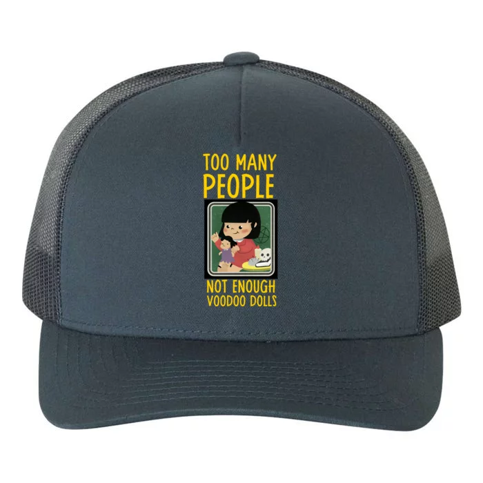 Funny Sarcastic Voodoo Doll Gift Yupoong Adult 5-Panel Trucker Hat