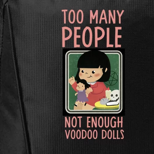 Funny Sarcastic Voodoo Doll Gift City Backpack