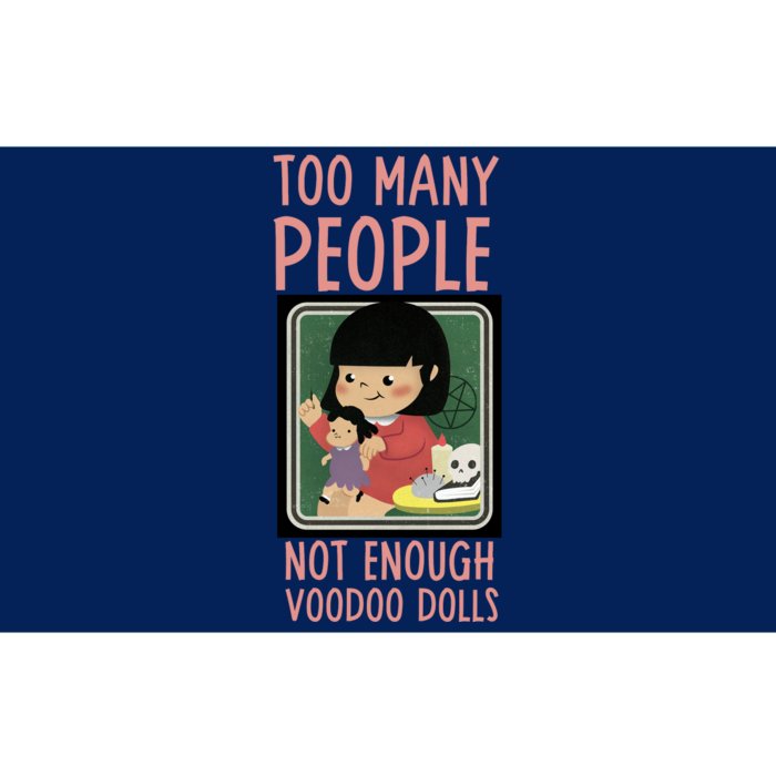 Funny Sarcastic Voodoo Doll Gift Bumper Sticker