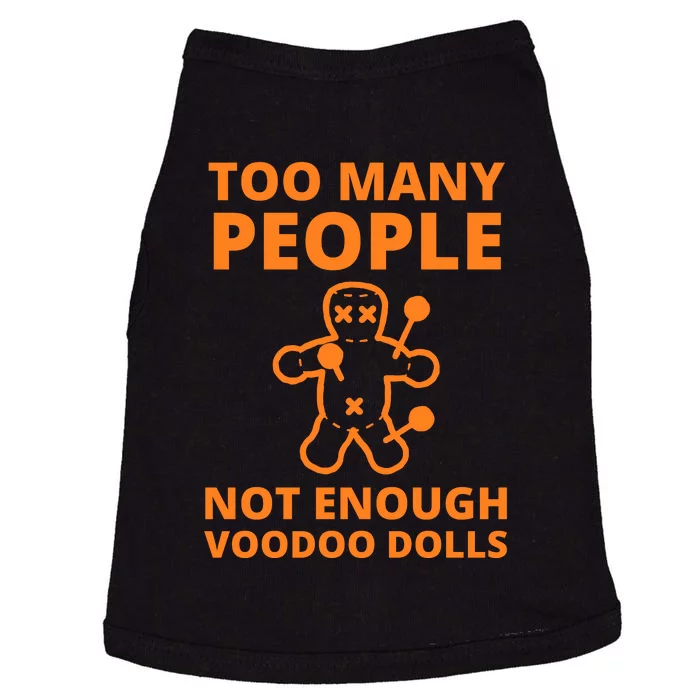 Funny Sarcastic Voodoo Doll Gift Doggie Tank