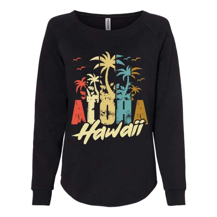 Funny Summer Vacation Aloha Hawaii Family Matching Gift Womens California Wash Sweatshirt