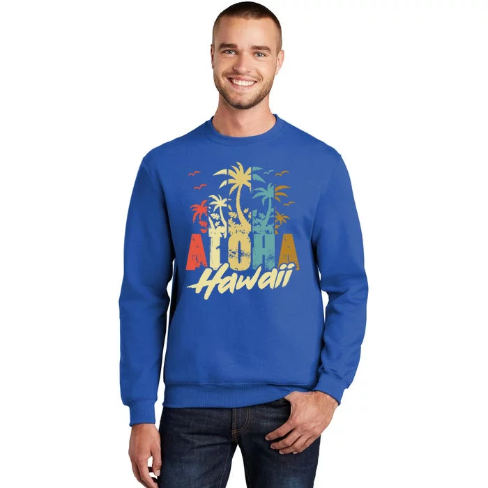 Funny Summer Vacation Aloha Hawaii Family Matching Gift Tall Sweatshirt