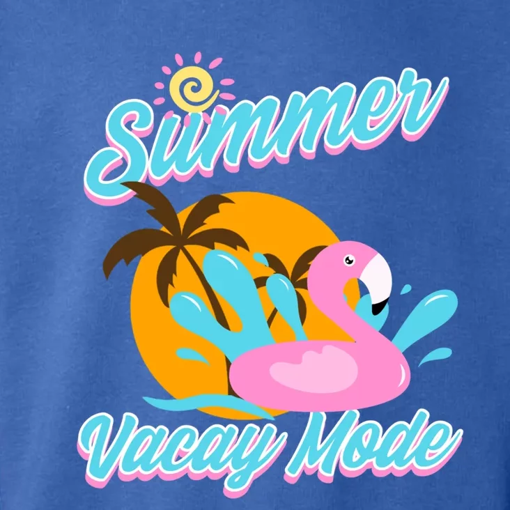 Family Summer Vacation Mode Palm Trees Vacay Beach Ocean Cute Gift Toddler Hoodie