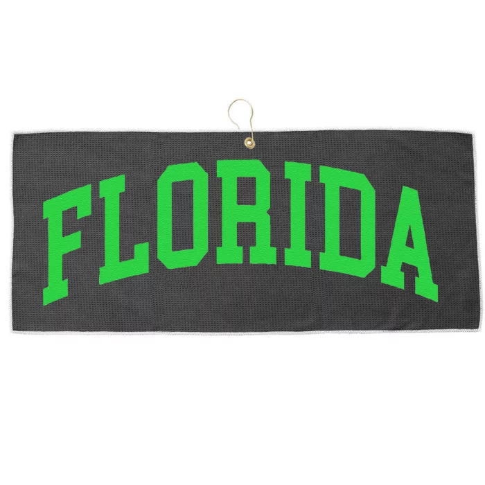 Floridian Summer Vacation I Just Need To Go To Florida Large Microfiber Waffle Golf Towel