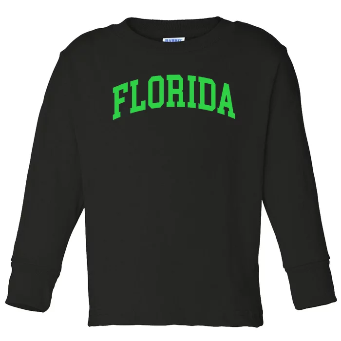 Floridian Summer Vacation I Just Need To Go To Florida Toddler Long Sleeve Shirt