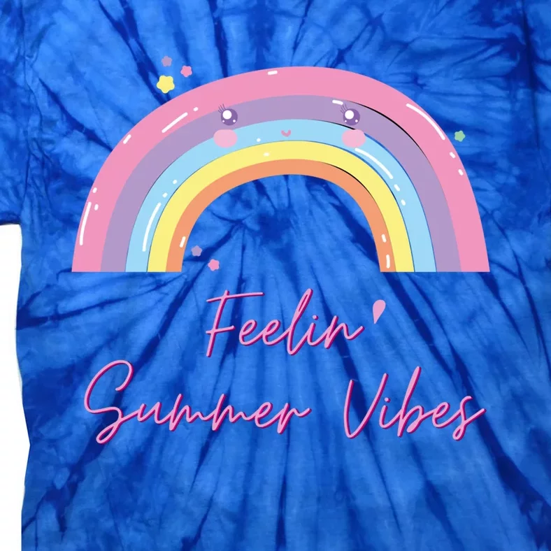 Feelin' Summer Vibes Bring On Sunshine Sunny Day Summer Love Gift Tie-Dye T-Shirt