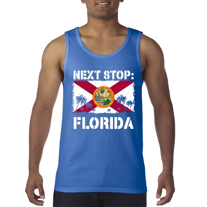 Florida Summer Vacation Trip Next Stop Vacay Vibes Souvenir Gift Tank Top