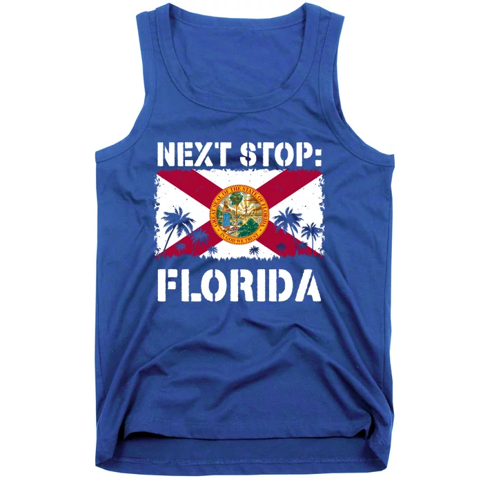 Florida Summer Vacation Trip Next Stop Vacay Vibes Souvenir Gift Tank Top