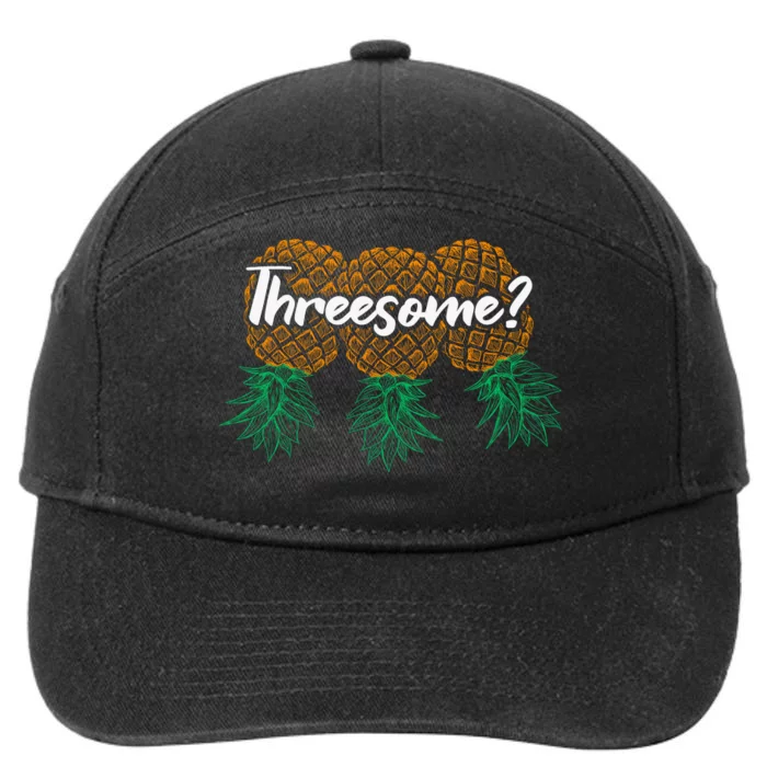 Funny Swingers Vintage Threesome 7-Panel Snapback Hat