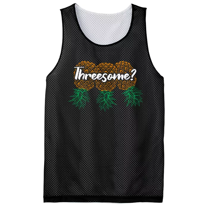 Funny Swingers Vintage Threesome Mesh Reversible Basketball Jersey Tank