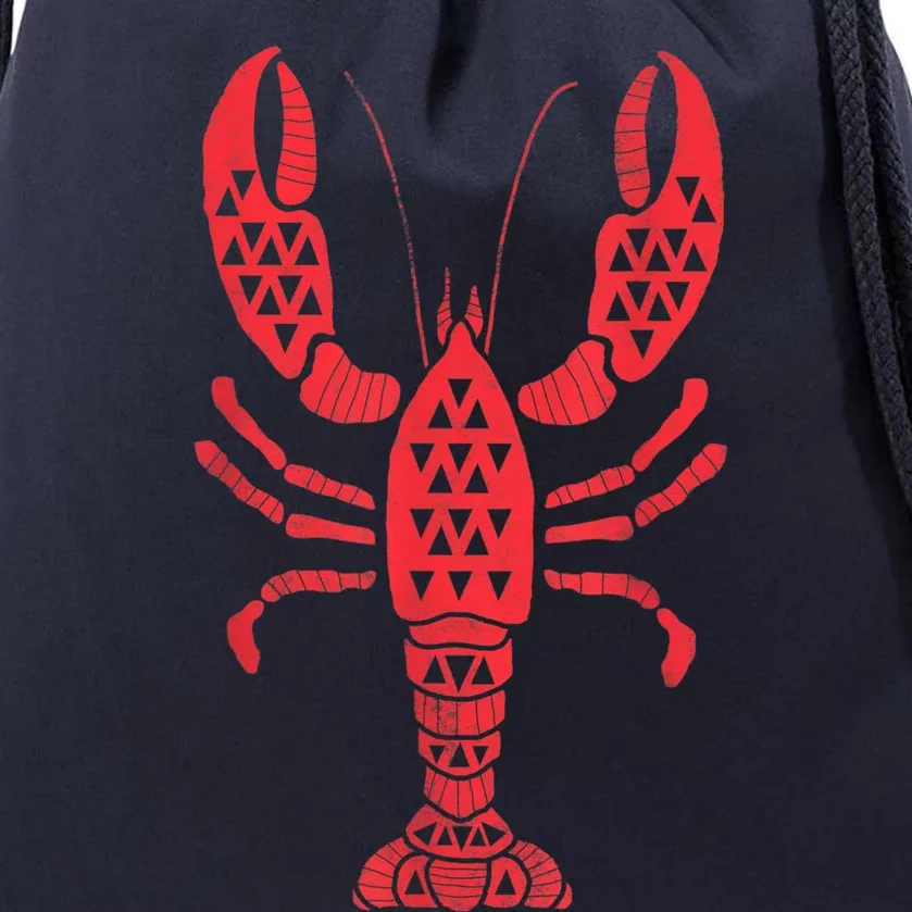 Family Summer Vacation Shirt, Lobster Shirt Drawstring Bag