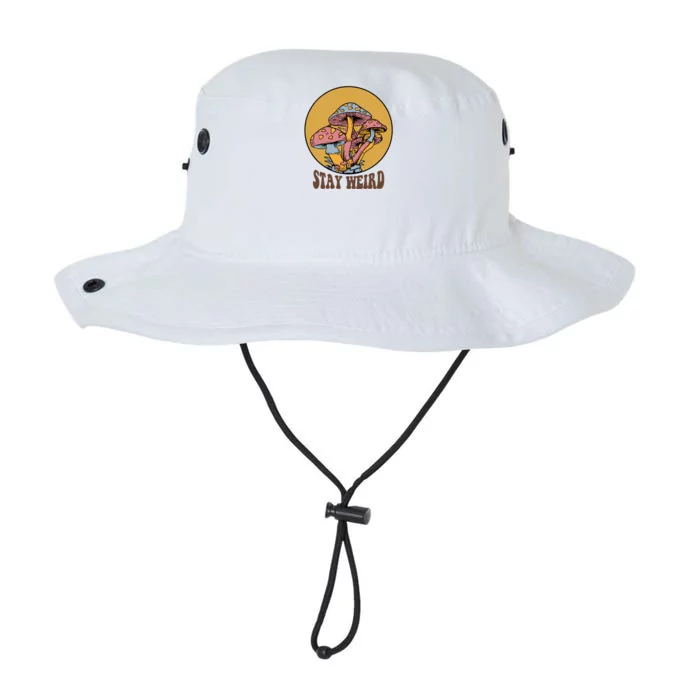 Funny Stay Weird Mushroom Meme Legacy Cool Fit Booney Bucket Hat