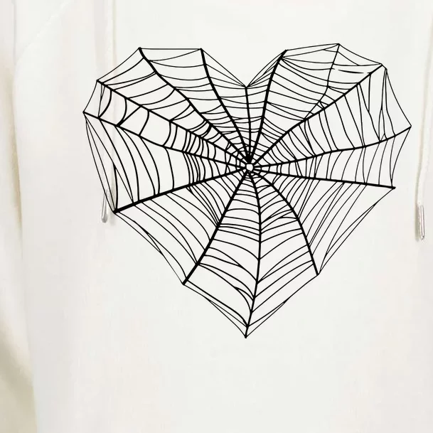 Funny Spider Web Design For Women Insect Web Lovers Womens Funnel Neck Pullover Hood