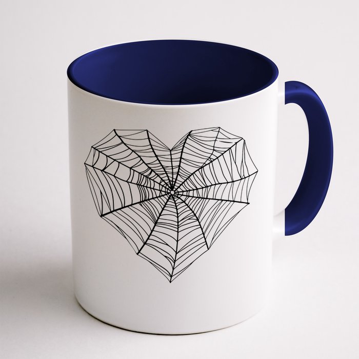 Funny Spider Web Design For Women Insect Web Lovers Front & Back Coffee Mug