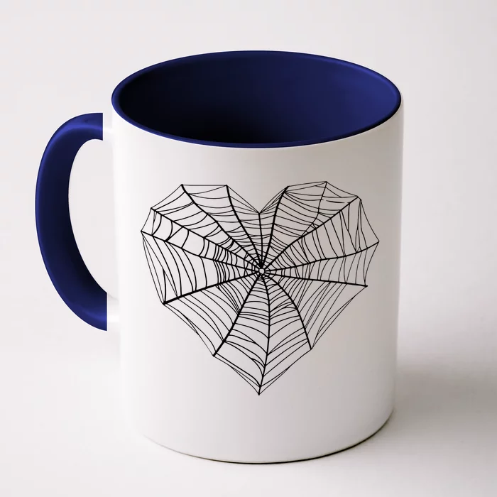 Funny Spider Web Design For Women Insect Web Lovers Front & Back Coffee Mug