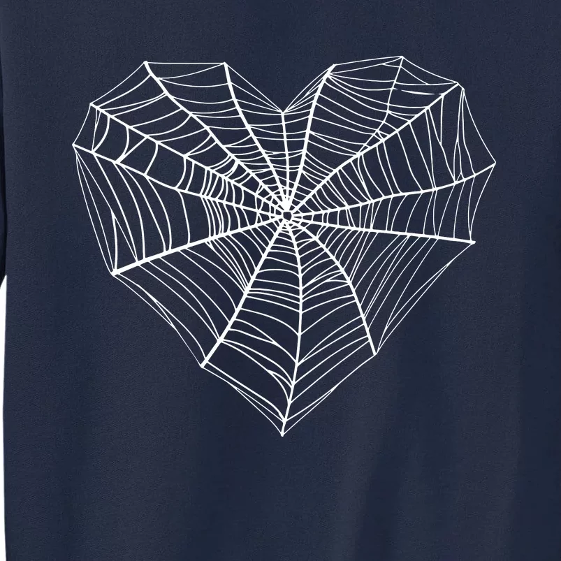 Funny Spider Web Design For Women Insect Web Lovers Tall Sweatshirt