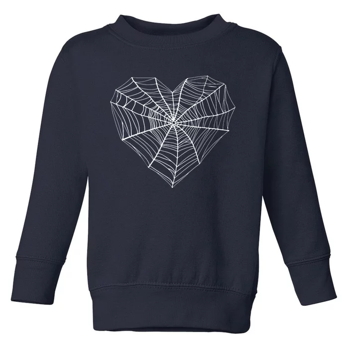 Funny Spider Web Design For Women Insect Web Lovers Toddler Sweatshirt