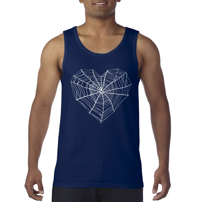 Funny Spider Web Design For Women Insect Web Lovers Tank Top