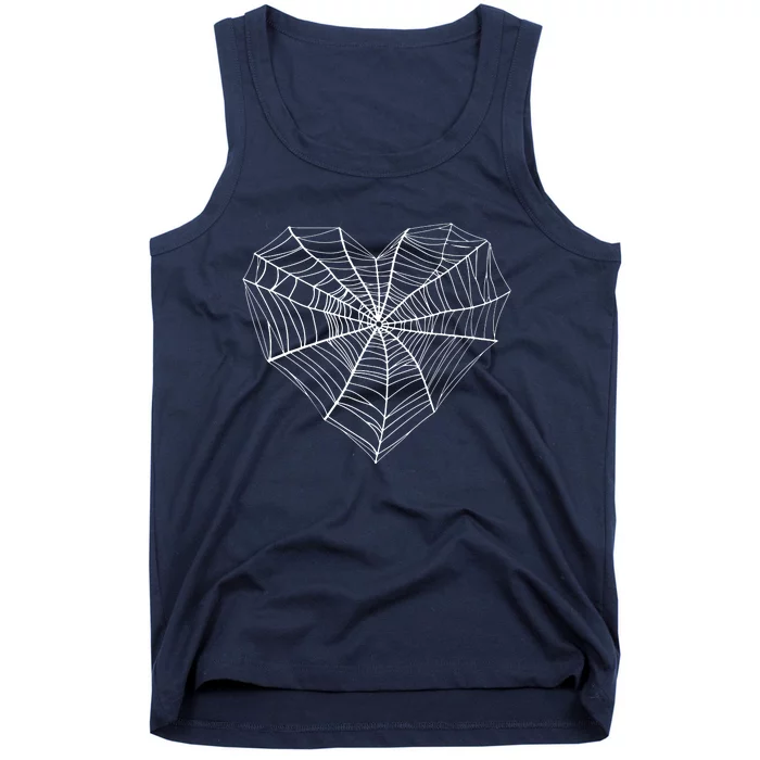 Funny Spider Web Design For Women Insect Web Lovers Tank Top