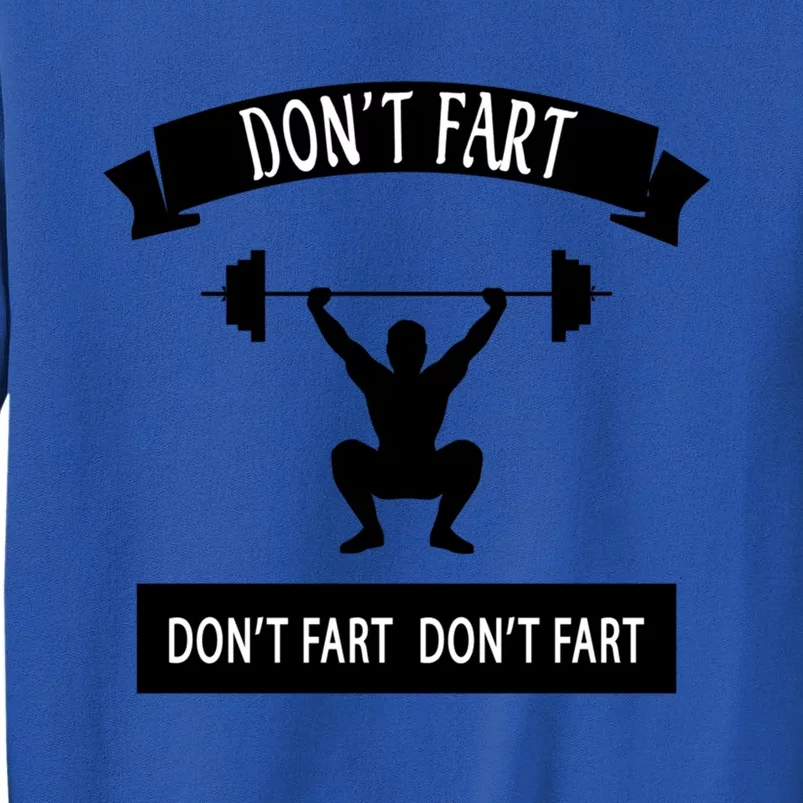 Funny Saying Weight Lifting Workout DonT Fart Gift Sweatshirt