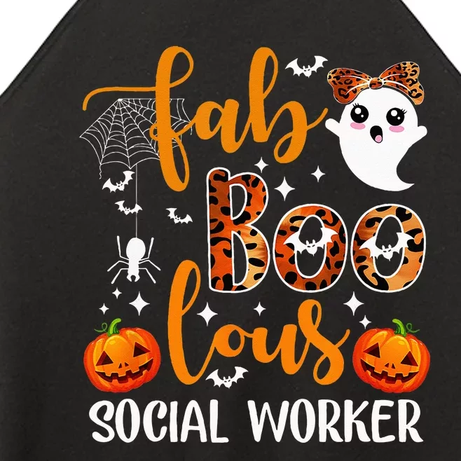 Faboolous Social Worker Funny Social Worker Halloween Women’s Perfect Tri Rocker Tank