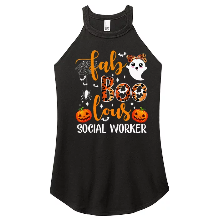 Faboolous Social Worker Funny Social Worker Halloween Women’s Perfect Tri Rocker Tank