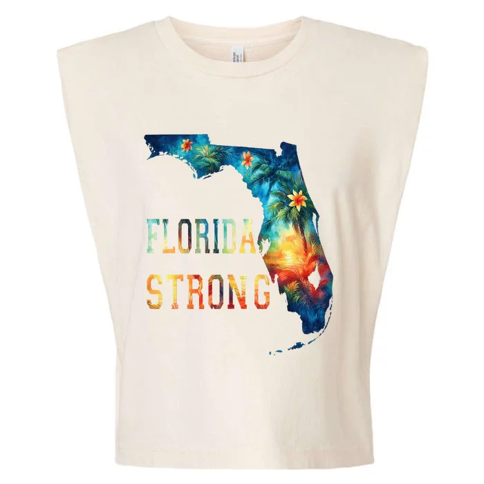 Florida Stay Western Strong Support Florida .State Garment-Dyed Women's Muscle Tee