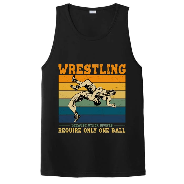 Funny Saying Wrestling For Professional Wrestler Gift Performance Tank