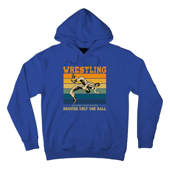 Funny Saying Wrestling For Professional Wrestler Gift Tall Hoodie