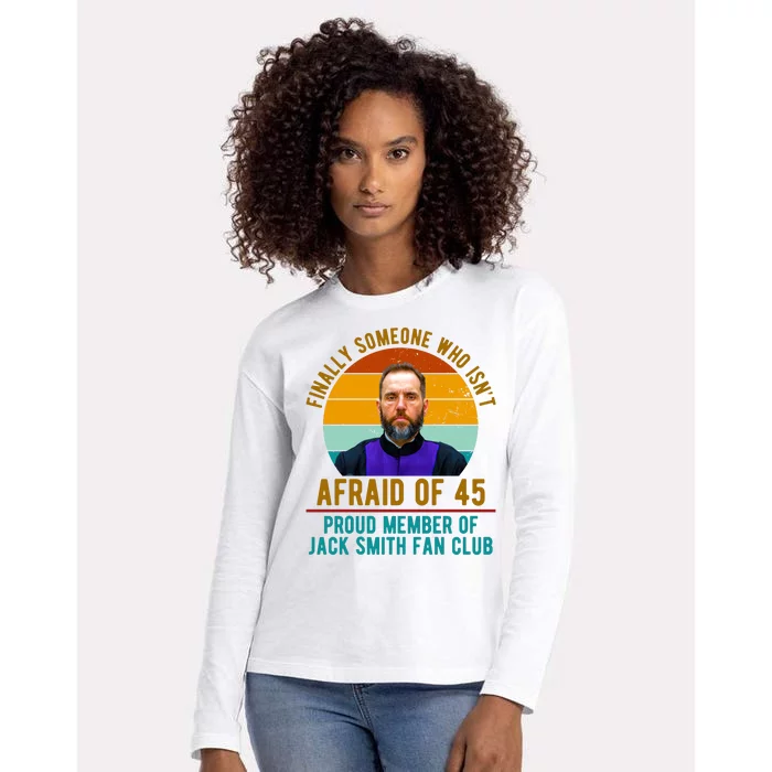 Finally Someone Who Isnt Afraid Of 45 Jack Smith Womens Cotton Relaxed Long Sleeve T-Shirt