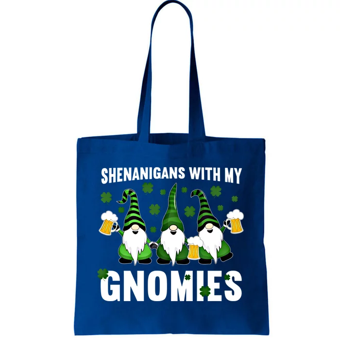 Funny Shenanigans With My Gnomies St Patricks Day Gnome Cool Gift Tote Bag