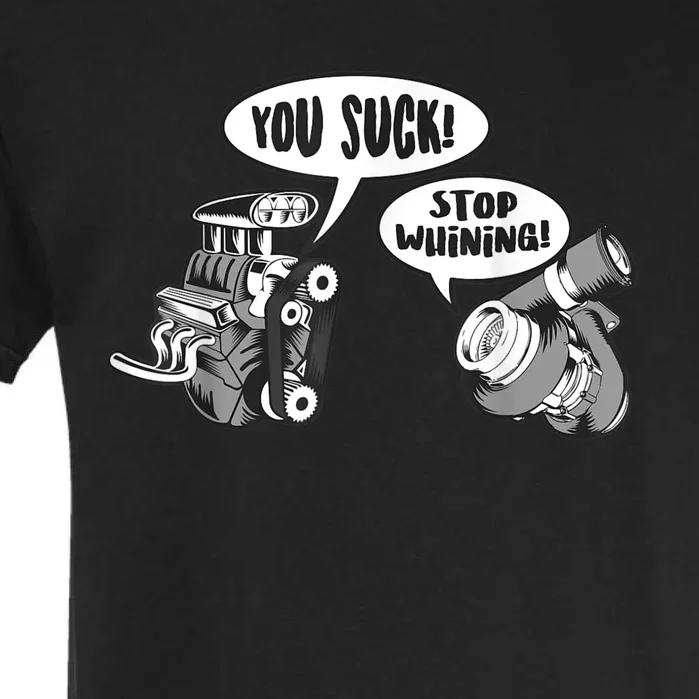 Funny Stop Whining Car Mechanic Precision Turbo For Men Garment-Dyed Heavyweight T-Shirt