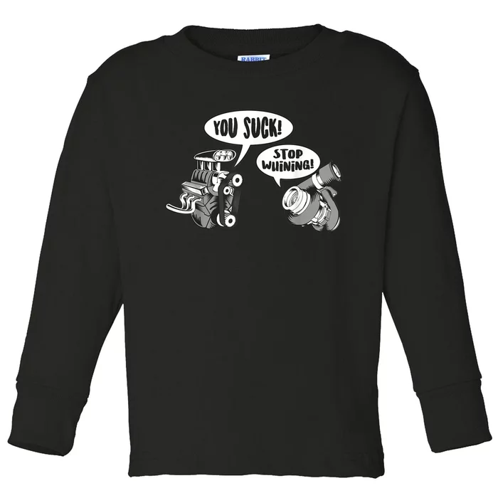 Funny Stop Whining Car Mechanic Precision Turbo For Men Toddler Long Sleeve Shirt